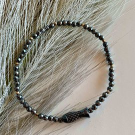 Hematyt - 3 życzenia - bransoletka z kamieni naturalnych