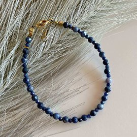 Szafir - szczęście i odwaga - bransoletka z kamieni naturalnych