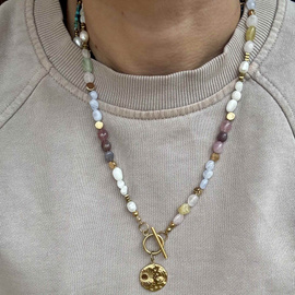 Ręcznie robiony naszyjnik z kamieni naturalnych - Naszyjnik Mocy – Harmonia Kamieni